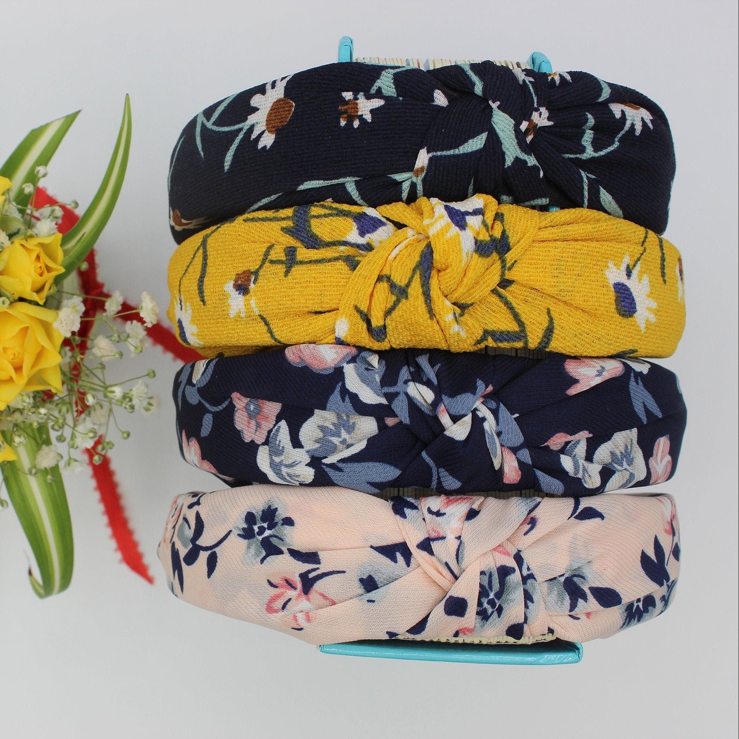 Flower Fabric Headband For Women