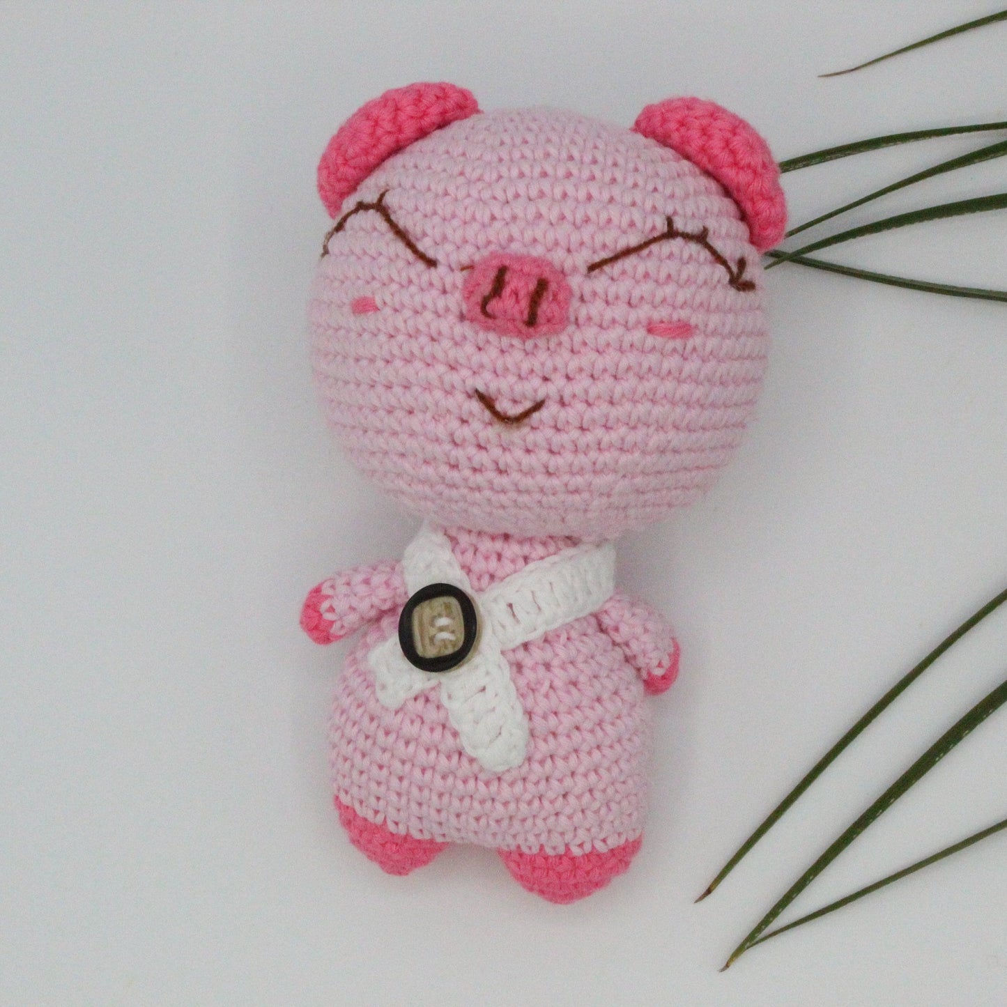 Pink Pig Crochet Amigurumi