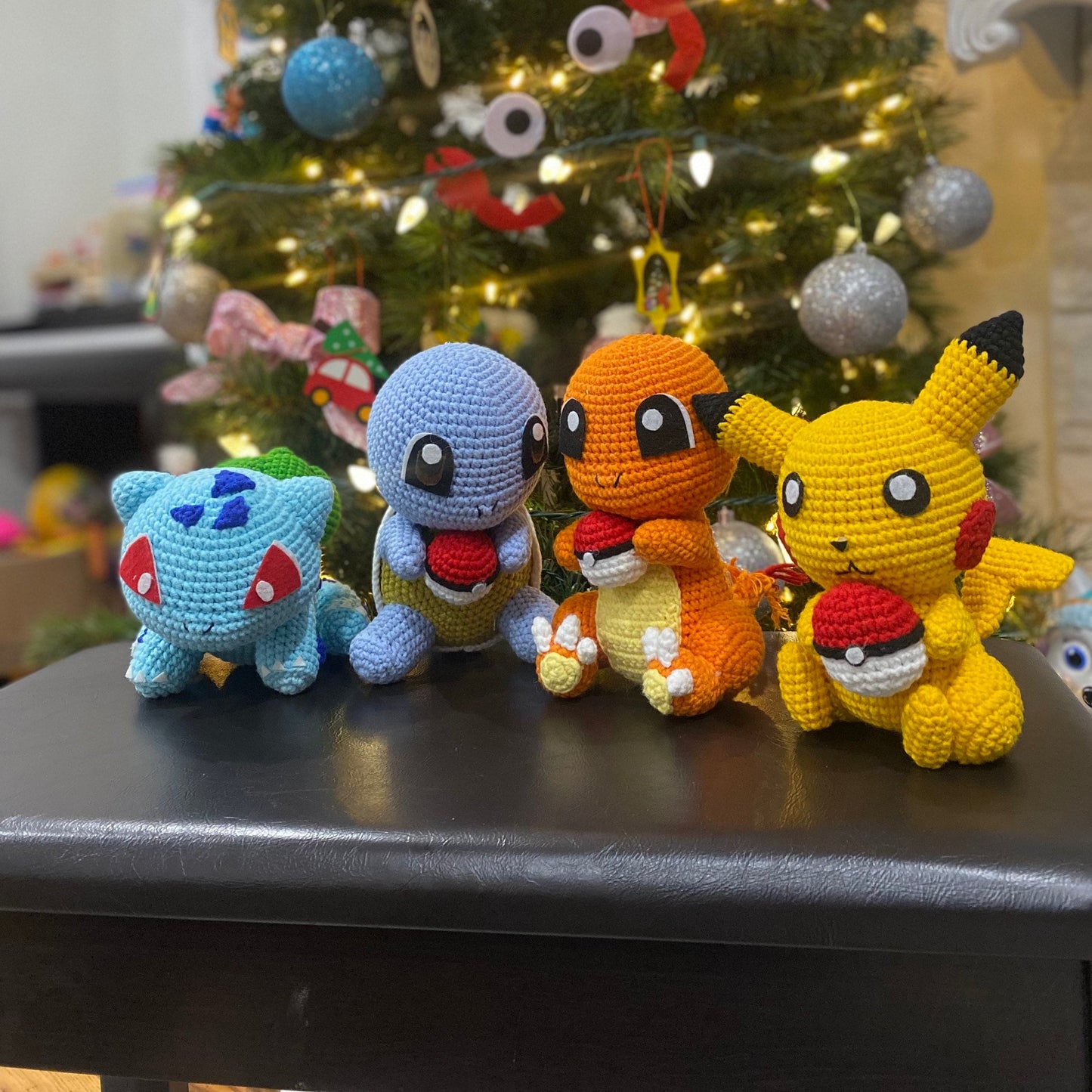 Set Of 4 Handmade Pokemon Crochet