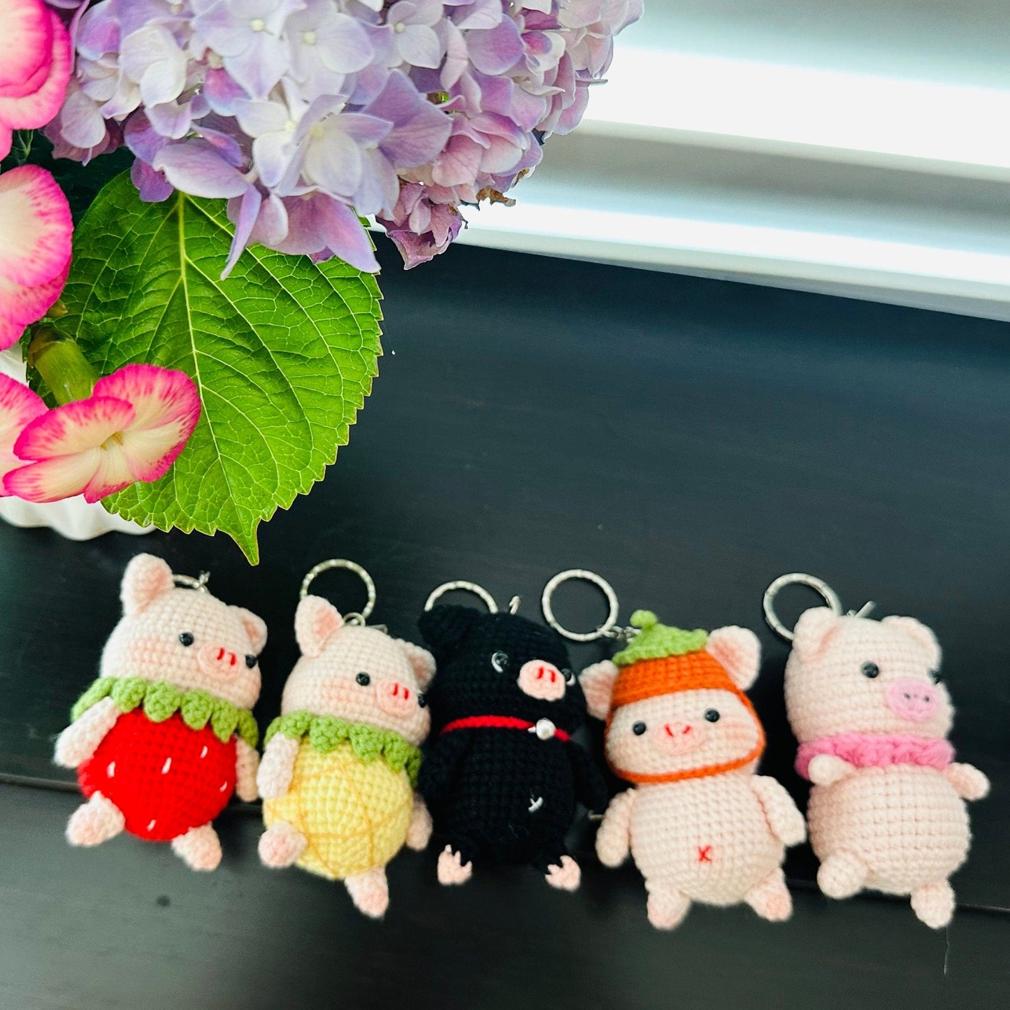 Set Of 5 Crochet Amigurumi
