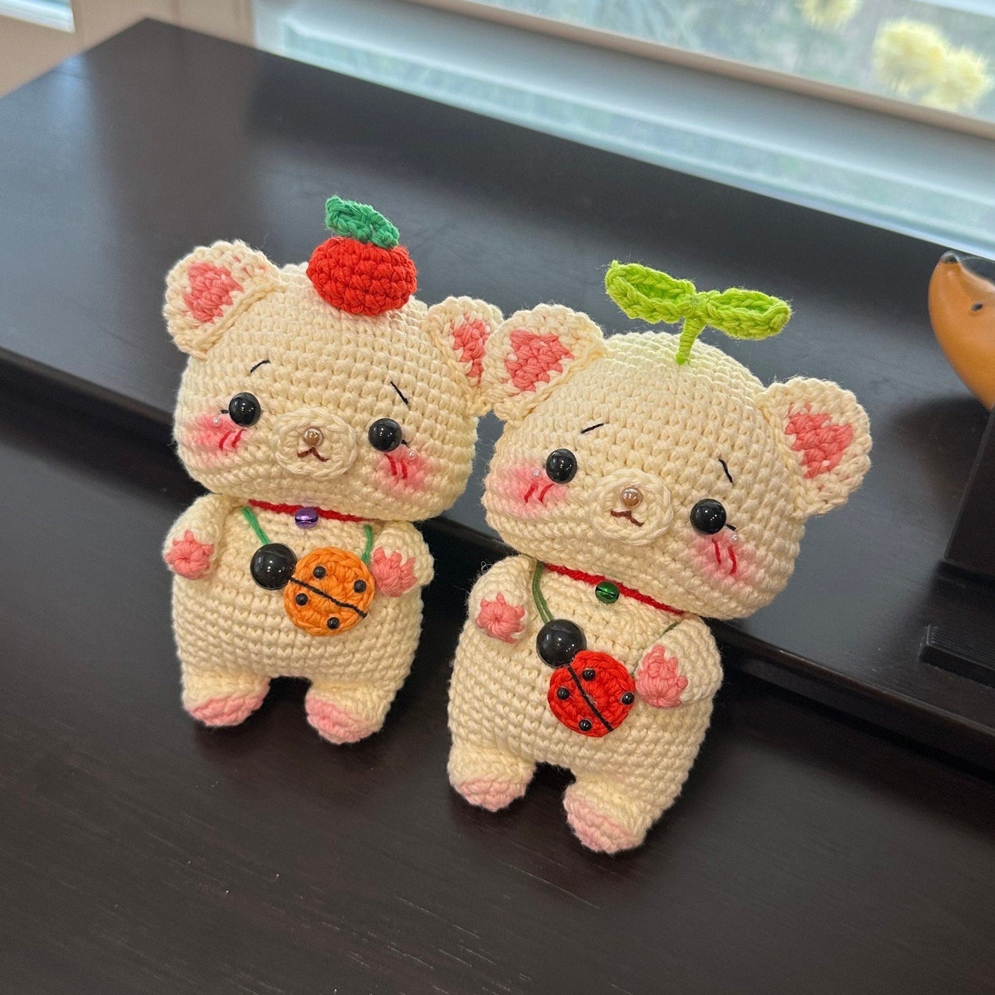 Set Of Two Crochet Amigurumi
