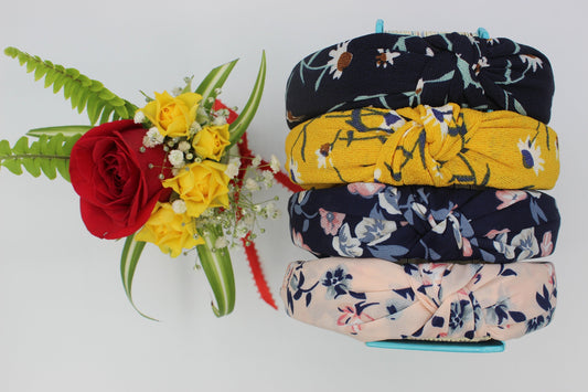 Flower Fabric Headband For Women