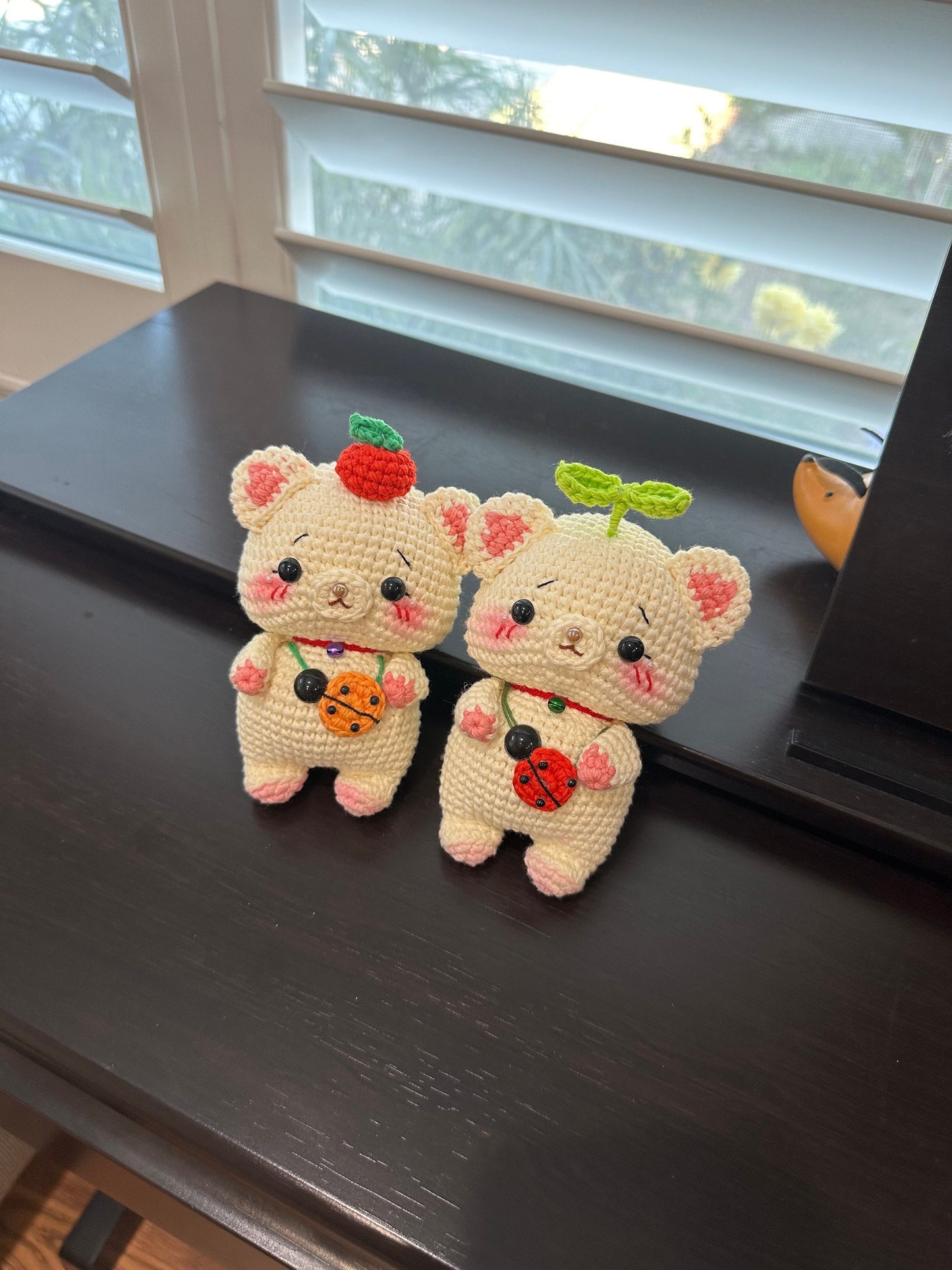 Set Of Two Crochet Amigurumi