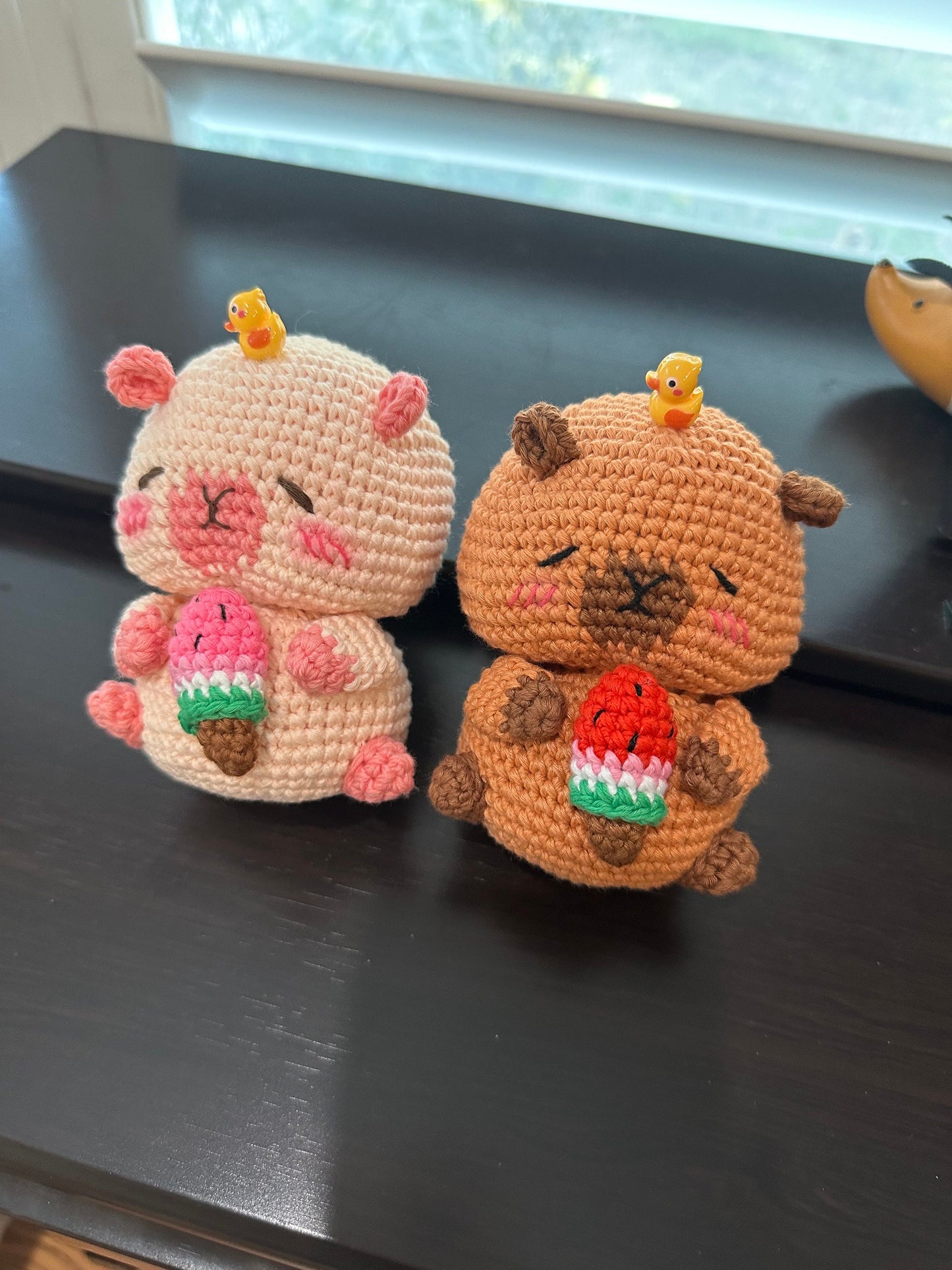 Set Of Two Crochet Amigurumi