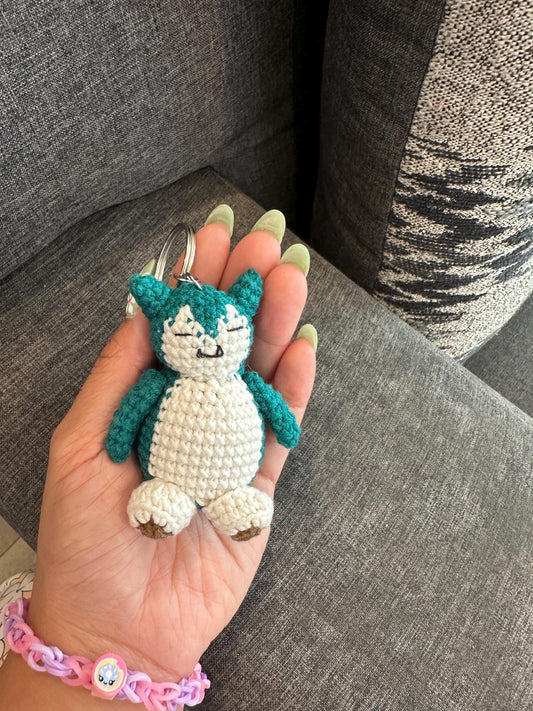 Snorlax Keychain