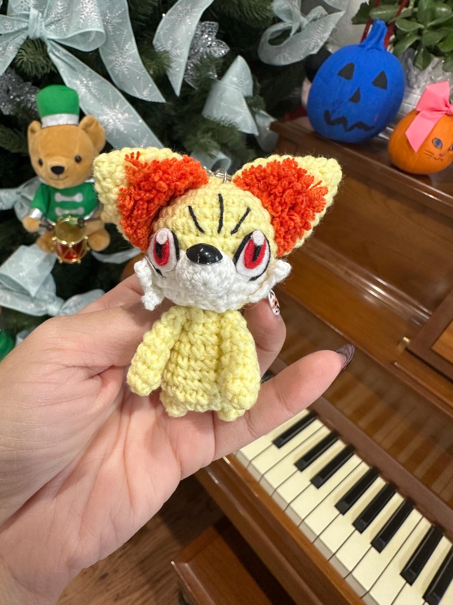 Fennekin Keychain